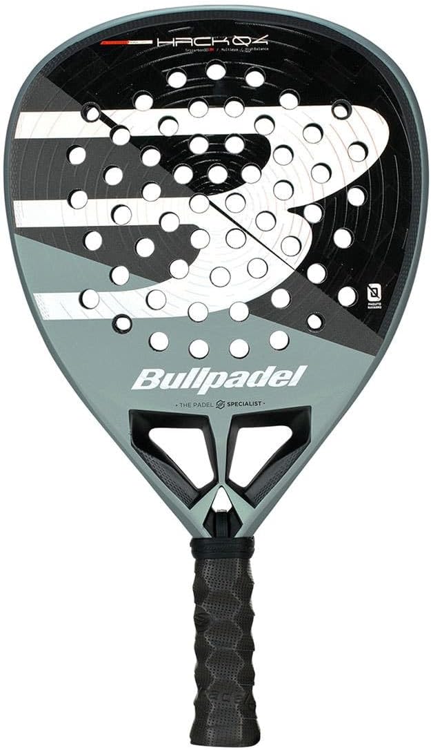 Bullpadel Hack 04 26 pala de pádel gris negra forma diamante Paquito Navarro