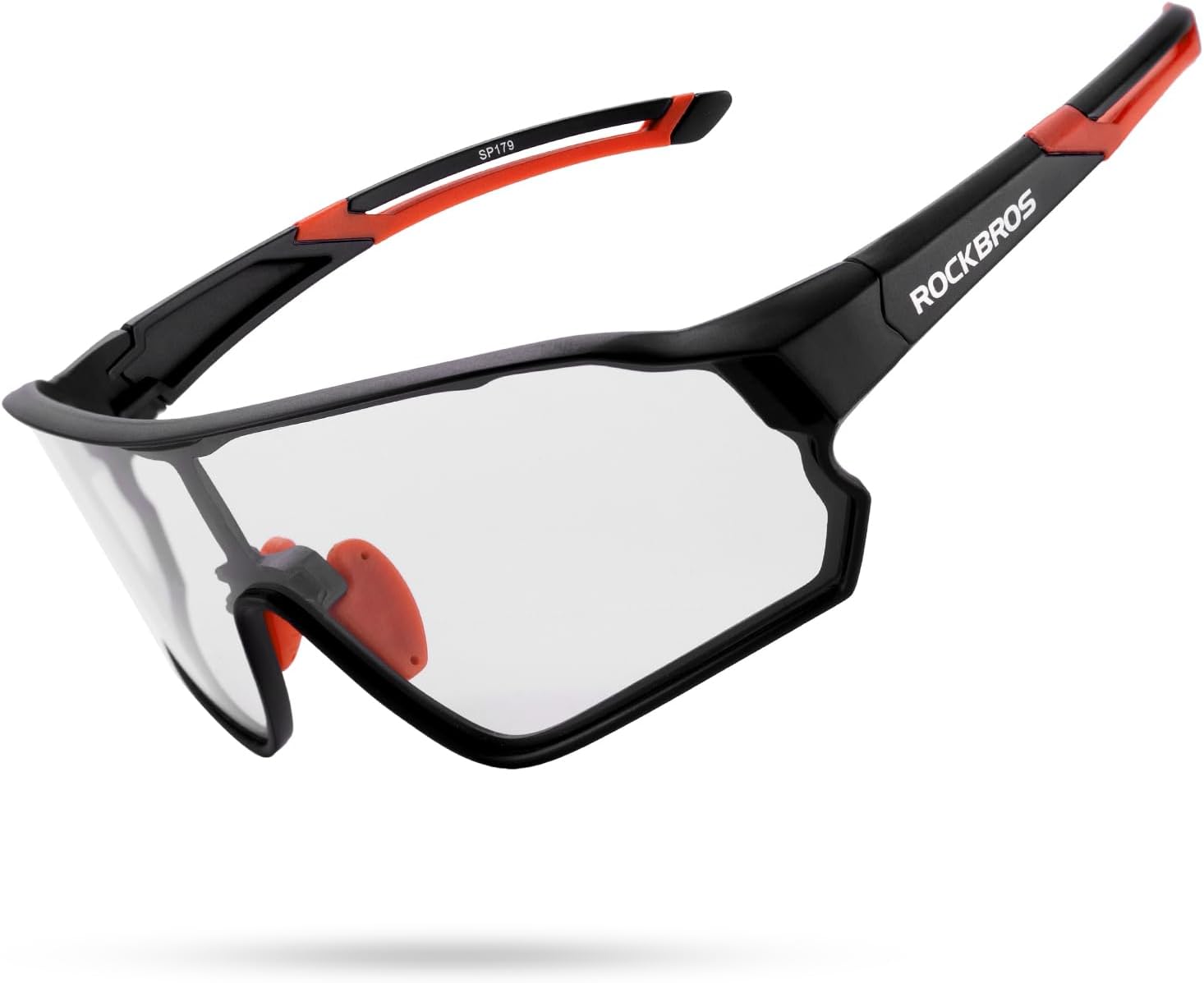 ROCKBROS gafas de ciclismo fotocromáticas UV400 negro rojo para bicicleta carretera montaña gravel MTB