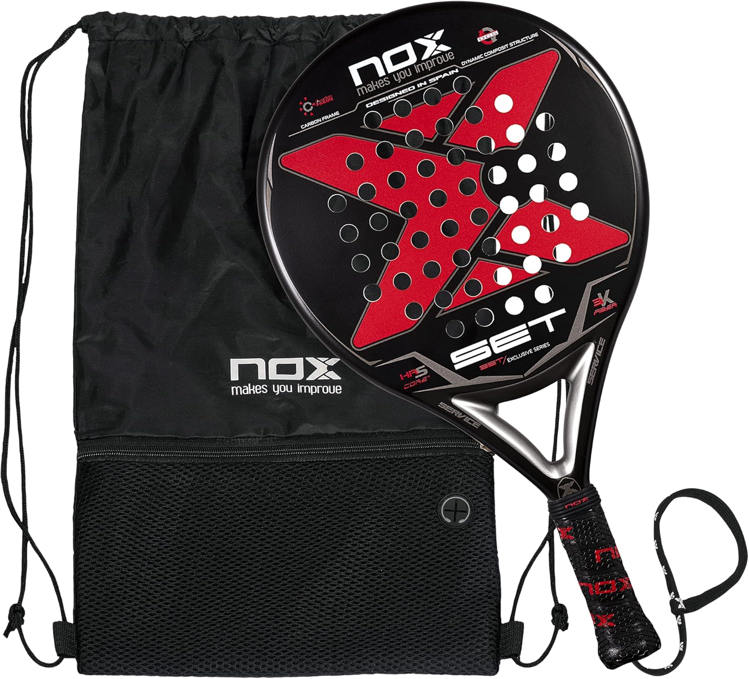 NOX SET Exclusive Series pala de pádel con mochila incluida