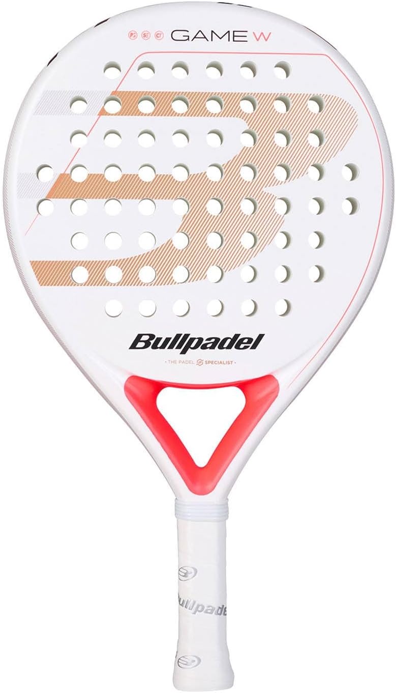 Bullpadel Game Woman pala de pádel blanca coral iniciación